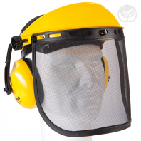 Visi&egrave;re incluant &eacute;cran m&eacute;tallique grillag&eacute; + protection auditive