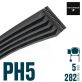 Poly-V Elastique FLEXONIC 282PH5 Hutchinson