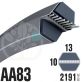 Courroie Héxagonale AA83 (6 côtés) 13mm x 2191mm