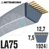 Courroie Mitsuboshi LA75 Renforcée.  12,7mm x 1924mm