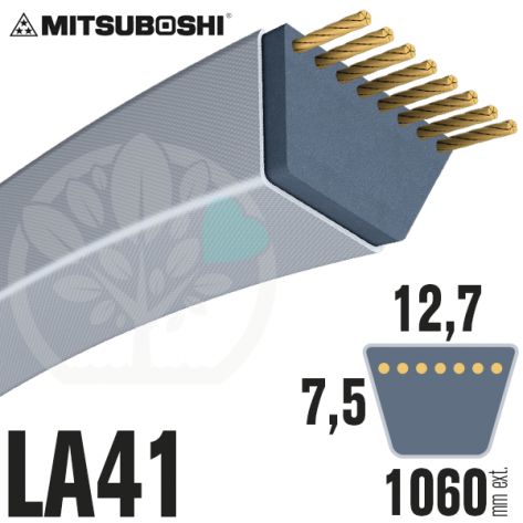 Courroie Mitsuboshi LA41 Renforc&eacute;e.  12,7mm x 1060mm
