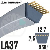 Courroie Mitsuboshi LA37 Renforcée.  12,7mm x 958mm