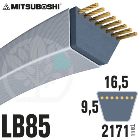 Courroie Mitsuboshi LB85 Renforc&eacute;e.  16.5mm x 2171mm