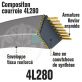 Courroie Trapézoïdale 4L280 Renforcée Kevlar. 12.7mm x 711mm