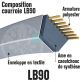 Courroie Mitsuboshi LB90 Renforcée.  16.5mm x 2298mm