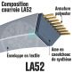 Courroie Mitsuboshi LA52 Renforcée.  12,7mm x 1339mm