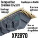 Courroie Trapézoïdale Crantée XPZ670. 9,7mm x 682mm ext.