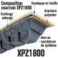 Courroie Trapézoïdale Crantée XPZ1800. 9,7mm x 1812mm ext.