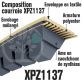 Courroie Trapézoïdale Crantée XPZ1137. 9,7mm x 1149mm ext.