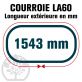 Courroie Mitsuboshi LA60 Renforcée.  12,7mm x 1543mm