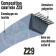 Courroie Trapézoïdale Z29 Néoprène. 10mm x 774mm ext.