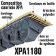 Courroie Trapézoïdale Crantée XPA1180. 12,7mm x 1180mm ext.