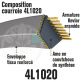 Courroie Trapézoïdale 4L1020 Renforcée Kevlar. 12.7mm x 2591mm