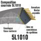 Courroie Trapézoïdale 5L1010 Renforcée Kevlar. 15.8mm x 2565mm