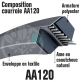 Courroie Héxagonale AA120 (6 côtés) 13mm x 3101mm