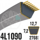 Courroie Trapézoïdale 4L1090 Renforcée Kevlar. 12.7mm x 2768mm