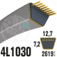 Courroie Trapézoïdale 4L1030 Renforcée Kevlar. 12.7mm x 2619mm