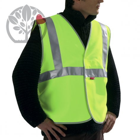 Gilet fluo de s&eacute;curit&eacute; jaune
