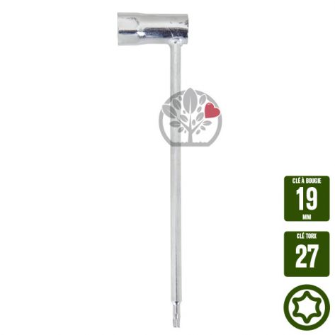 Cl&eacute; pour bougie 19. Embout &eacute;toil&eacute; torx 27. Sp&eacute;cial Stihl 