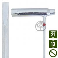 Cl&eacute; pour bougie 21 et 13. Embout tournevis
