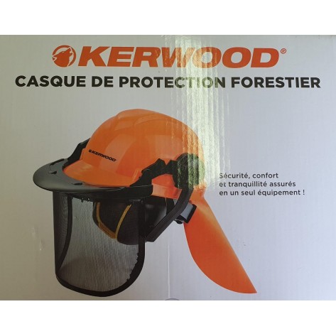  Casque de protection. Oreillette anti-bruit et visi&egrave;re incluses